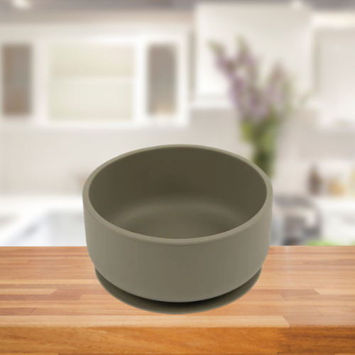 Silicone Baby Suction Bowl Silversage - By Tiny Dining