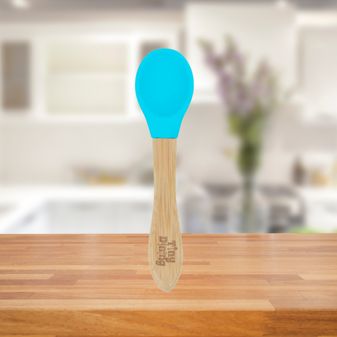 Tiny Dining Blue Bamboo Spoon