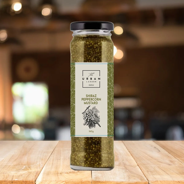 URBAN LARDER SHIRAZ PEPPERCORN SHIRAZ MUSTARD 160G