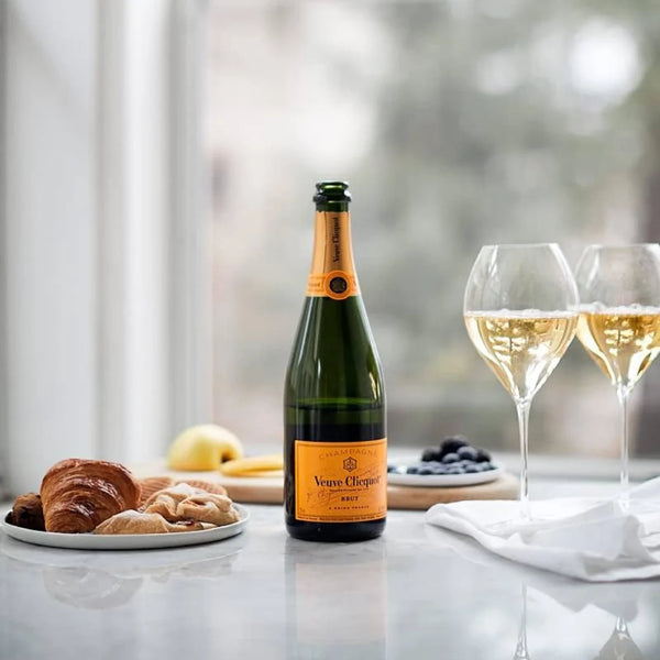 VEUVE CLICQUOT BRUT YELLOW LABEL CHAMPAGNE 750ML