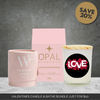 Valentines Candle & Bathe Bundle