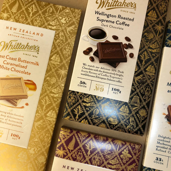 WHITTAKERS ROASTED SUPREME COFFEE IN DARK CHOCOLATE 100G