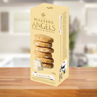Walters Angels original nougat biscuits 150g