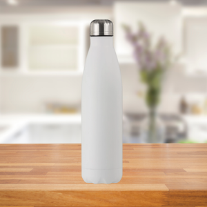 White Insulated Travel Water Bottle 750ml